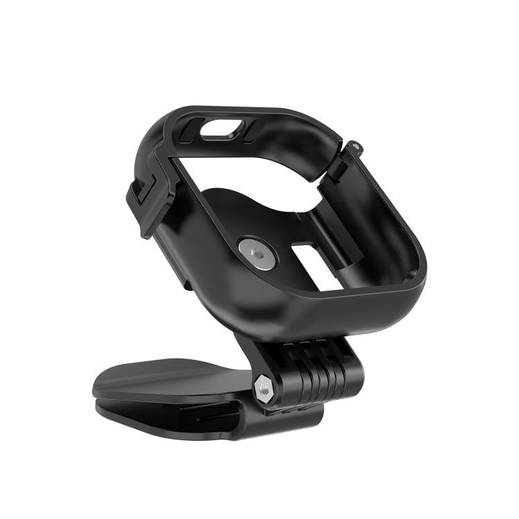 For Insta360 GO Ultra PULUZ Baseball Hat Clip Camera POV Vlog Mount  - Black