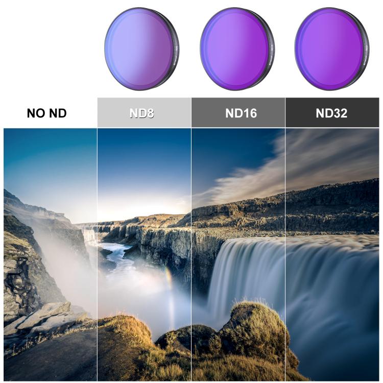 For DJI Osmo Action 6 PULUZ Action Camera ND8 Lens Filter