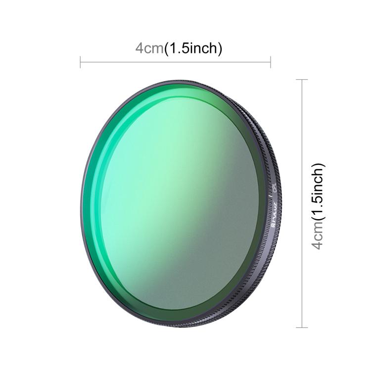For DJI Osmo Action 6 PULUZ Action Camera CPL Lens Filter