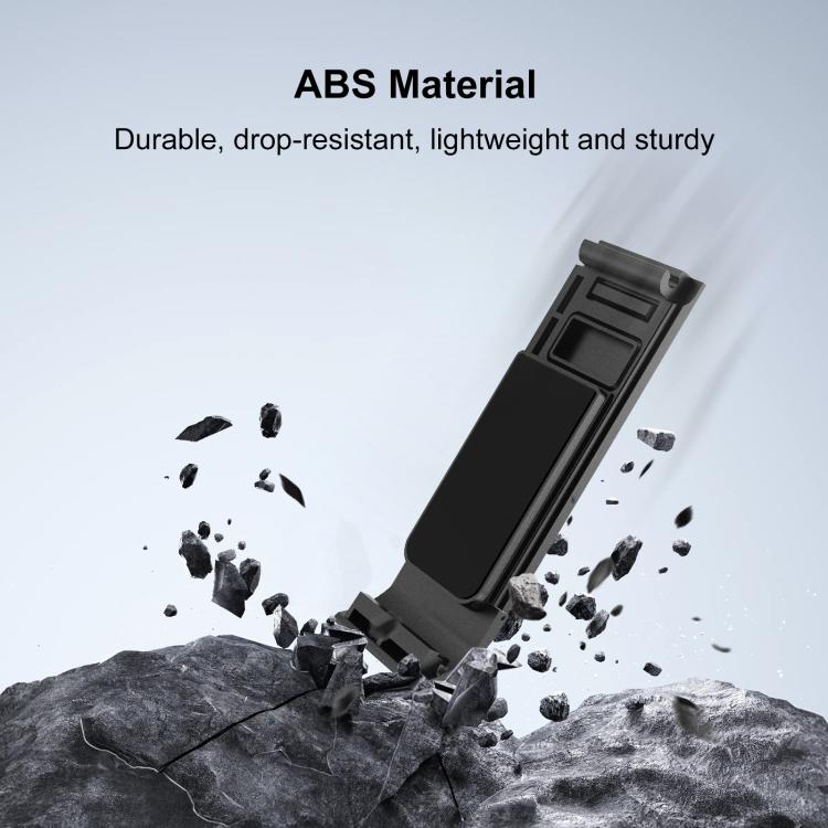 For GoPro MAX2 PULUZ ABS Battery Side Interface Cover  - Black