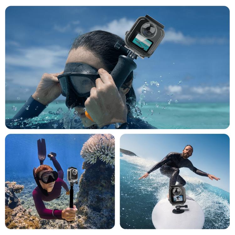 For GoPro MAX2 PULUZ 45m Underwater Waterproof Housing Diving Case  - Transparent