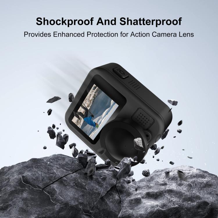 For GoPro MAX2 PULUZ Silicone Dual-Lens Cover  - Black