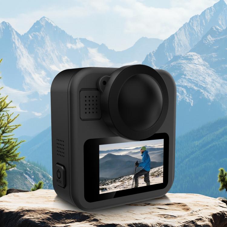 For GoPro MAX2 PULUZ Silicone Dual-Lens Cover  - Black