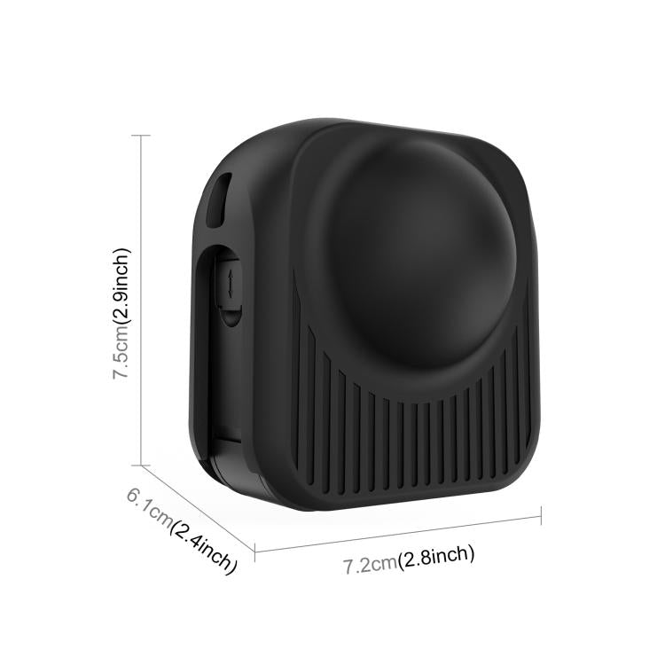 For GoPro MAX2 PULUZ Body Lens Silicone Protective Cover  - Black