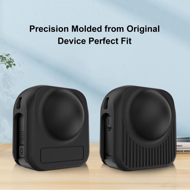 For GoPro MAX2 PULUZ Body Lens Silicone Protective Cover  - Black