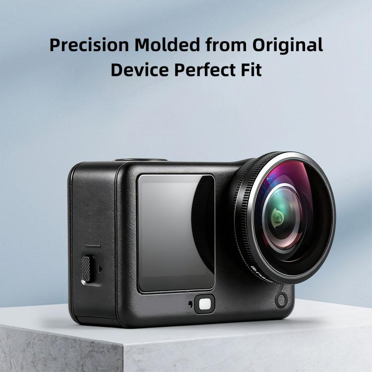 For DJI Osmo Action 6 PULUZ FOV Boost Lens 185 Degree Wide Angle Lens