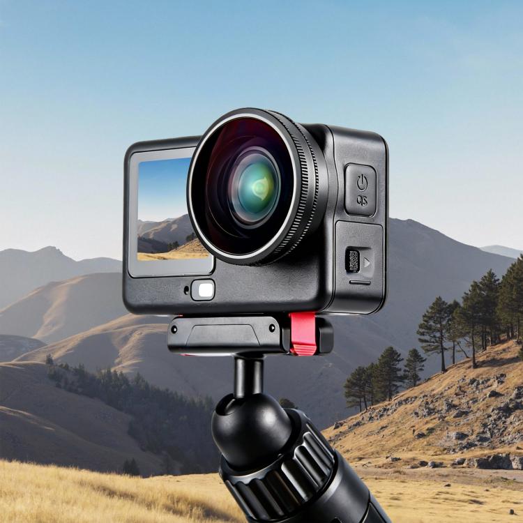 For DJI Osmo Action 6 PULUZ FOV Boost Lens 185 Degree Wide Angle Lens