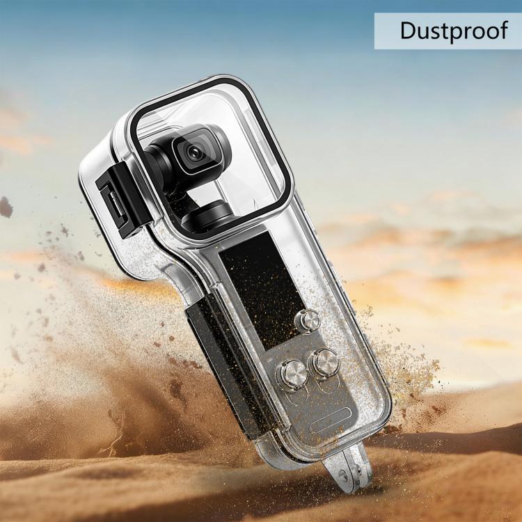 For DJI Osmo Pocket 4 Gimbal Camera 50m Diving Waterproof Case  - Transparent