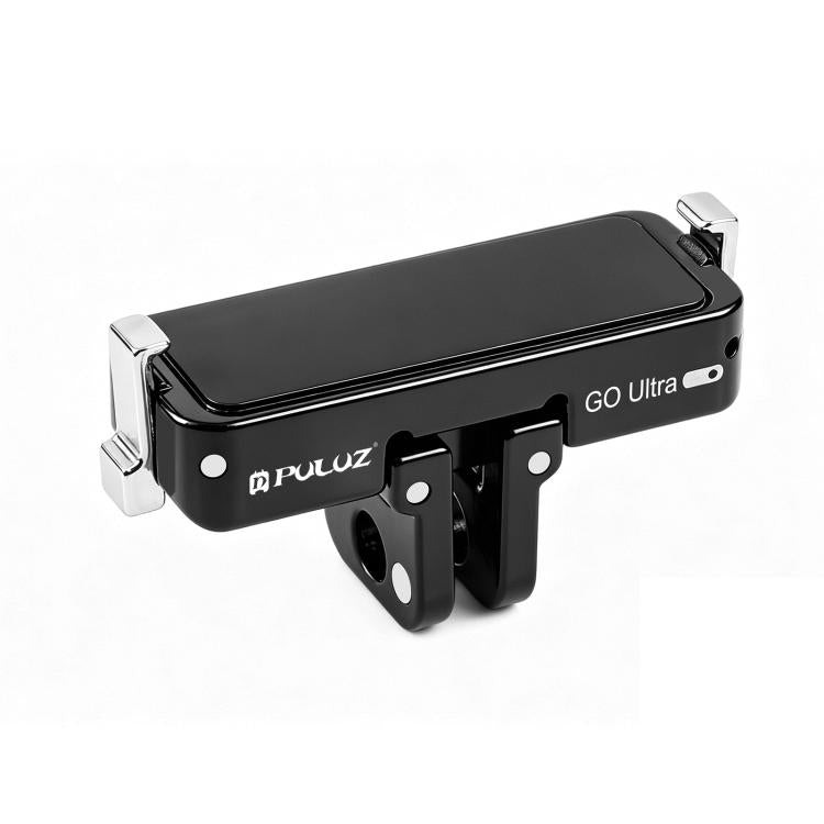 For Insta360 GO Ultra PULUZ Magnetic Metal Quick Release Base Mount  - Black