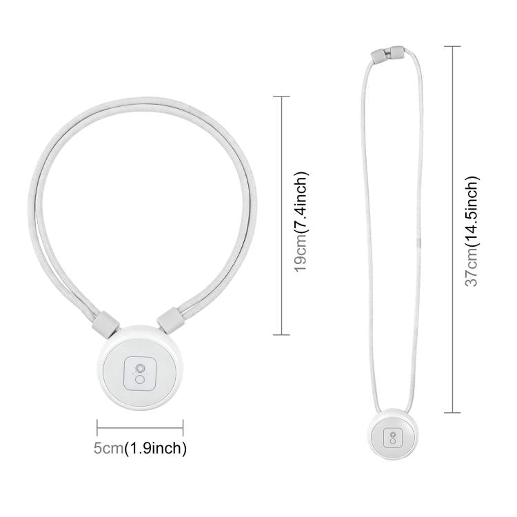 For Insta360 GO Ultra PULUZ Upgraded Magnetic Pendant Holder Quick Release Neck Strap  - White