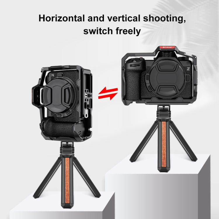 For Nikon Z6III / Z6II PULUZ Metal Camera Cage Stabilizer Rig  - Black