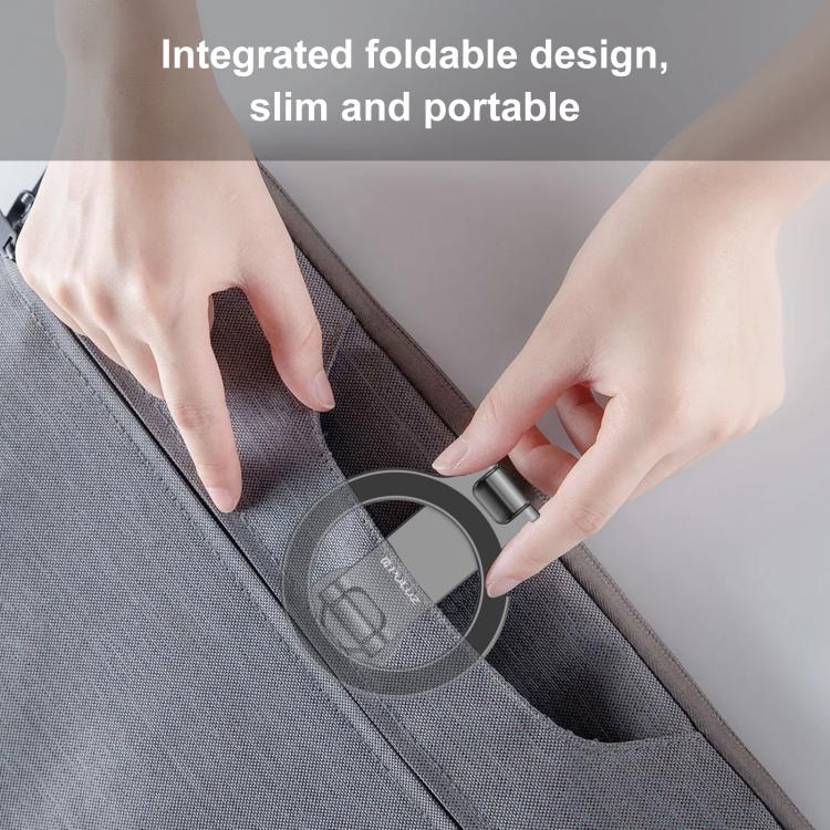 PULUZ Foldable MagSafe Magnet Cold Shoe On-Camera Phone Mount  - Grey