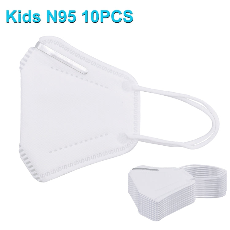 [HK Warehouse] 10 PCS Kids KN95 n95 Breathable Respirator Dustproof Antiviral Anti-fog Protective Face Mask for Kids Children