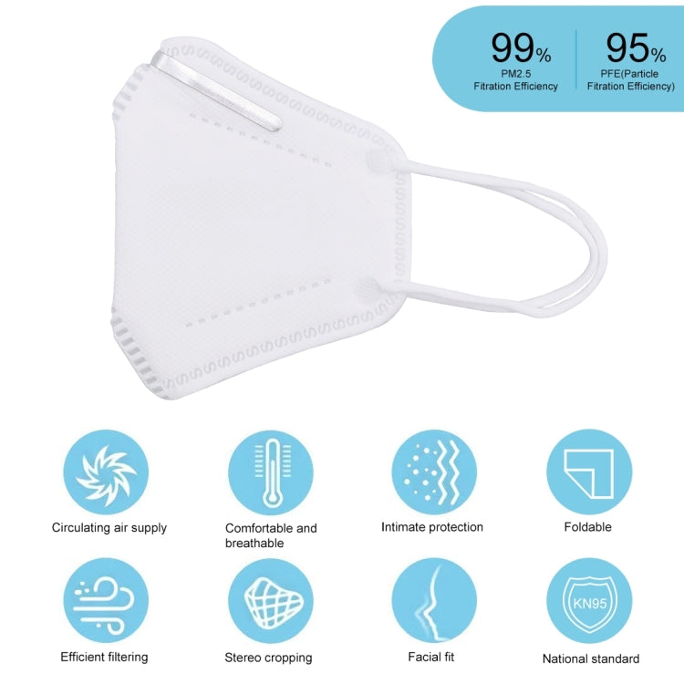 [HK Warehouse] 10 PCS Kids KN95 n95 Breathable Respirator Dustproof Antiviral Anti-fog Protective Face Mask for Kids Children