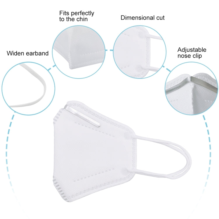 [HK Warehouse] 10 PCS Kids KN95 n95 Breathable Respirator Dustproof Antiviral Anti-fog Protective Face Mask for Kids Children