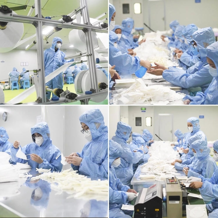 [HK Warehouse] 10 PCS KN95 KF94 Breathable Respirator Dustproof Antiviral Anti-fog Willow Leaf Shaped Protective Face Mask