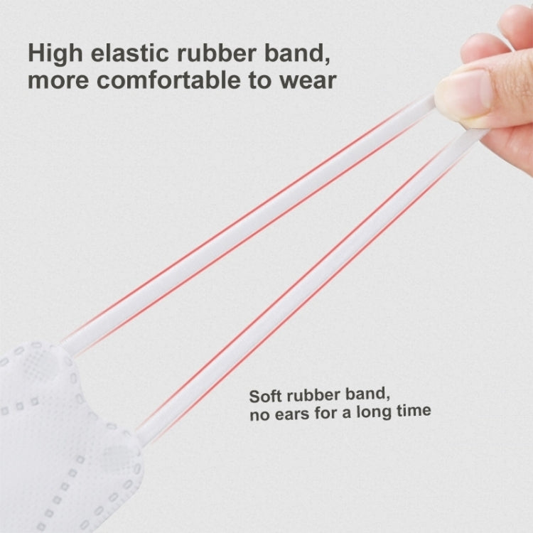 [HK Warehouse] 10 PCS KN95 KF94 Breathable Respirator Dustproof Antiviral Anti-fog Willow Leaf Shaped Protective Face Mask with Breath-Valve Filter