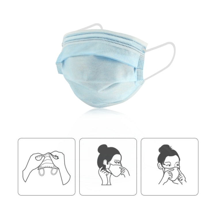 [HK Warehouse] 50 PCS for Kids Disposable 3-layered Protection Breathable Earloop Antiviral Protective Face Mask