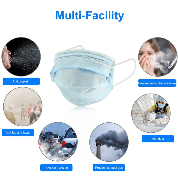 [HK Warehouse] 50 PCS for Kids Disposable 3-layered Protection Breathable Earloop Antiviral Protective Face Mask