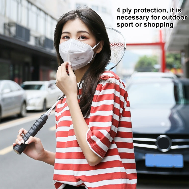 [HK Warehouse] FDA/FFP2 Certified Civil KN95 n95 Self-Priming Filter Respirator Virus Protective Face Mask(White)