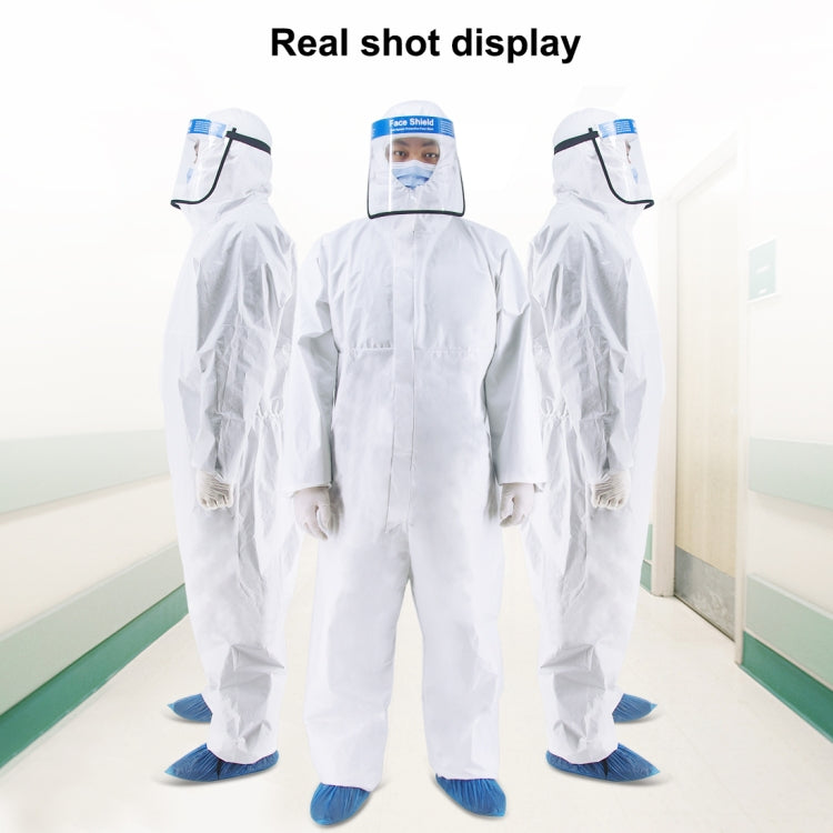 SMS Non-woven Waterproof Disposable Durable Isolation Safely Clothes, Size: Free Size