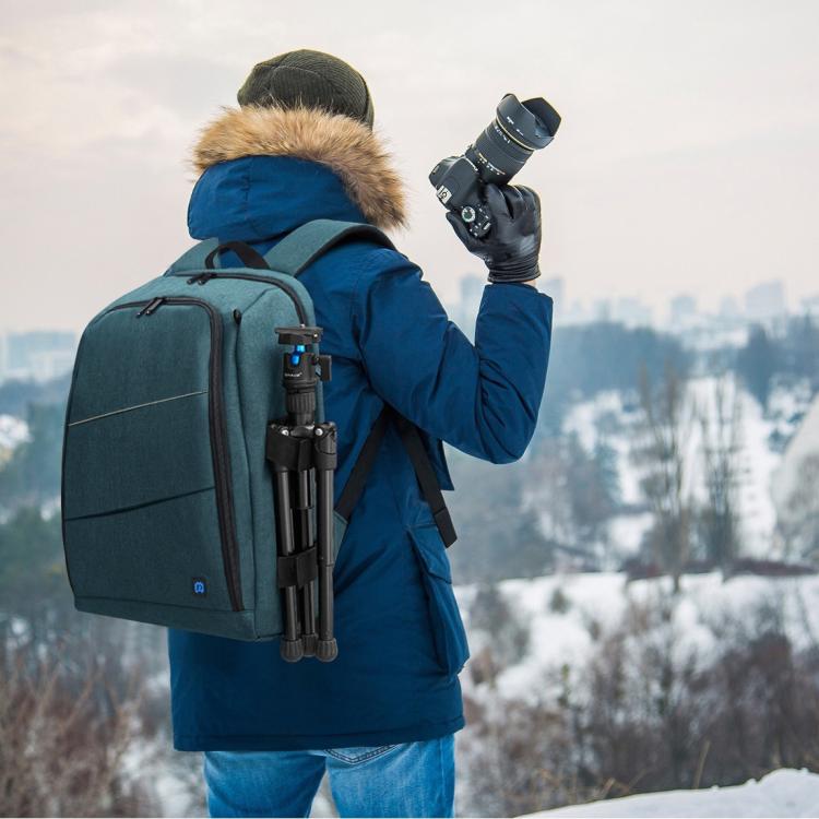 [US Warehouse] PULUZ Outdoor Portable Waterproof Scratch-proof Dual Shoulders Backpack Handheld PTZ Stabilizer Camera Bag with Rain Cover for Digital Camera, DJI Ronin-SC / Ronin-S