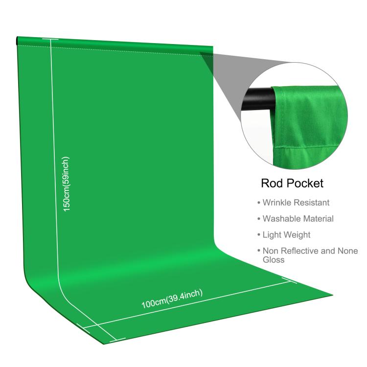 PULUZ 1m x 1.5m Photography Background Photo Studio Background Cloth Backdrop
