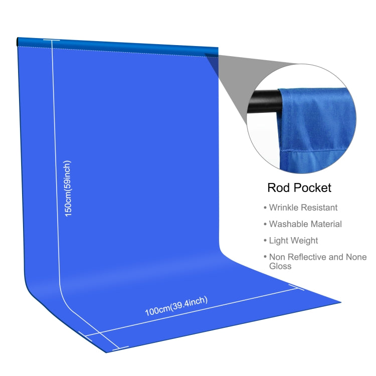 PULUZ 1m x 1.5m Photography Background Photo Studio Background Cloth Backdrop