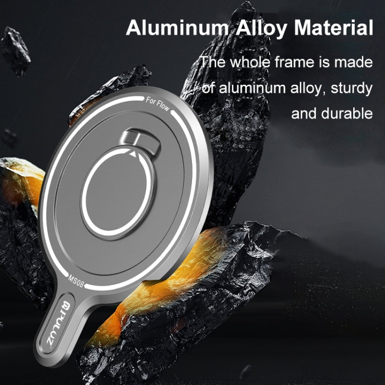 PULUZ For Insta360 FLow Gimbal Magnetic MagSafe Adapter Phone Holder  - Silver