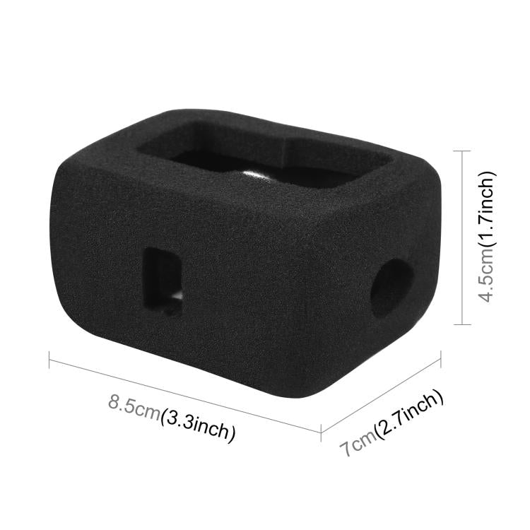 For GoPro HERO13 Black PULUZ Foam Windshield Housing Case  - Black
