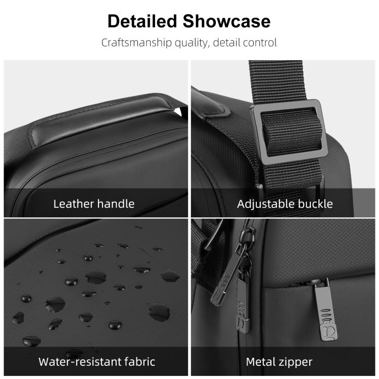 PULUZ Portable Carry Bag Single Shoulder Storage Bag for DJI Mini Series Drone / DJI Osmo Pocket Series  - Black