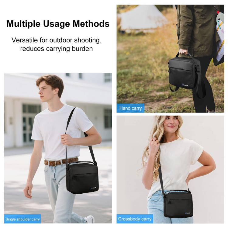 PULUZ Portable Carry Bag Single Shoulder Storage Bag for DJI Mini Series Drone / DJI Osmo Pocket Series  - Black