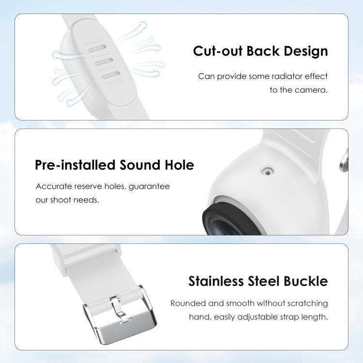 For Insta360 GO 3 / GO 3S PULUZ Camera Silicone Case Wristband Bicycle Strap Extension Mount