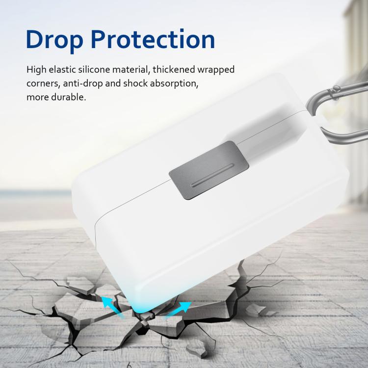 For DJI Mic 2 PULUZ Charging Case Silicone Scratch-proof Protective Cover