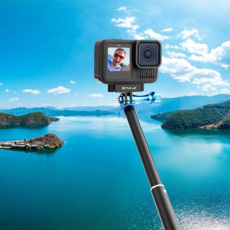 PULUZ Quick Release Magnetic Folding Finger Base Mount for GoPro HERO12 Black /11 Black /11 Black mini /10 Black /9 Black /8 Black / Max  - Black