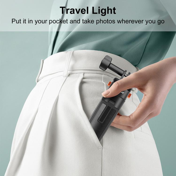 PULUZ Mini Magnetic Quick Release Selfie Stick Tripod  - Black