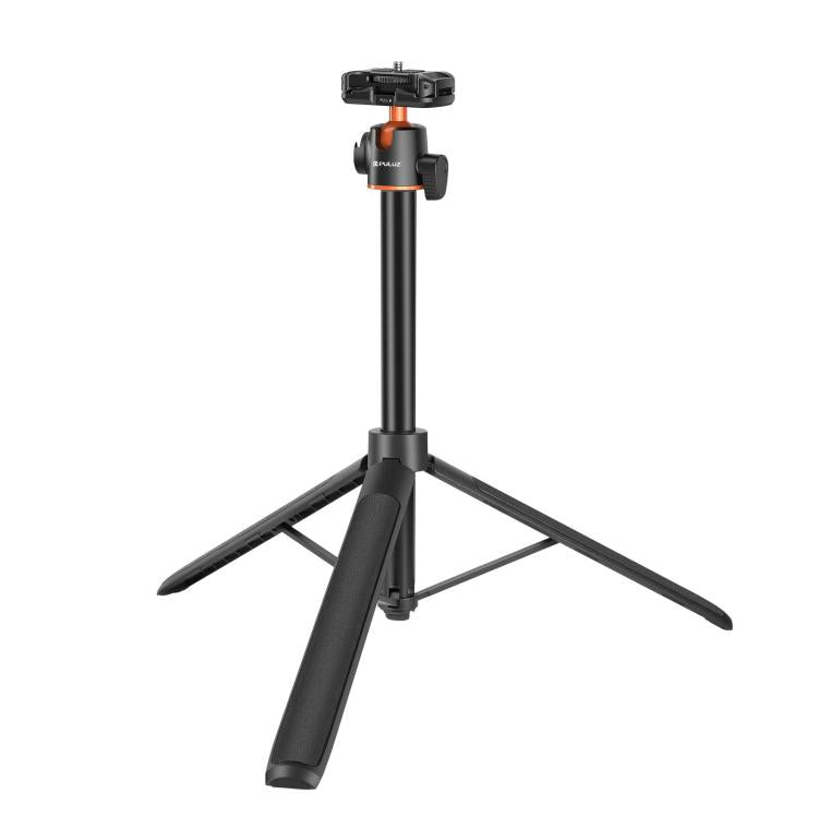 [US Warehouse] PULUZ 1.4m Phone Selfie Stick Tripod Vlog Live Streaming Holder with Phone Clip