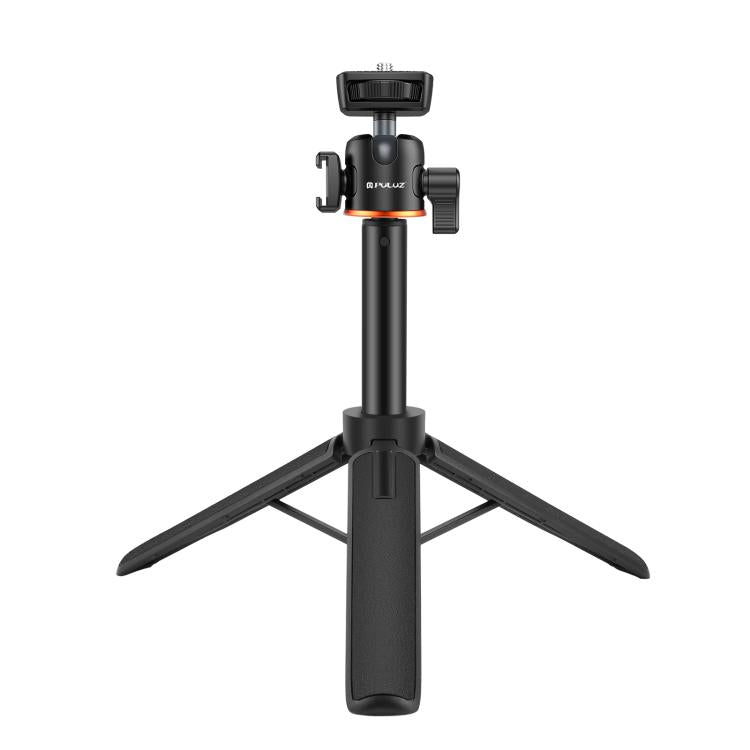 PULUZ Mini Phone Camera Extension Tripod Stand 360 Degree Ball Head Cold Shoe Selfie Stick  - Black