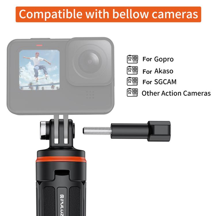 [US Warehouse] PULUZ Action Camera Extension Tripod Selfie Stick Stand for GoPro