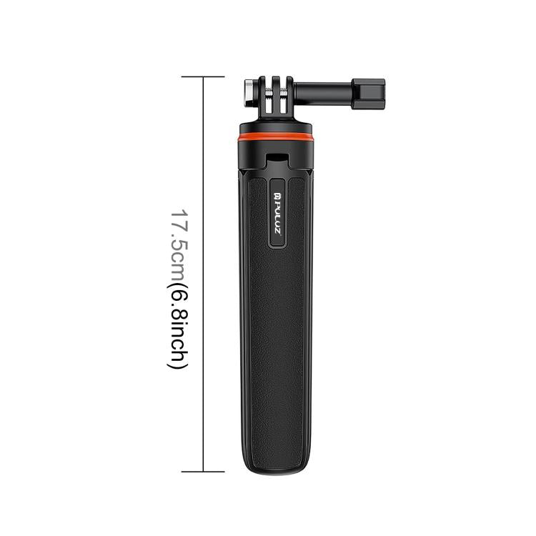 PULUZ Action Camera Extension Tripod Selfie Stick Stand for GoPro  - Black