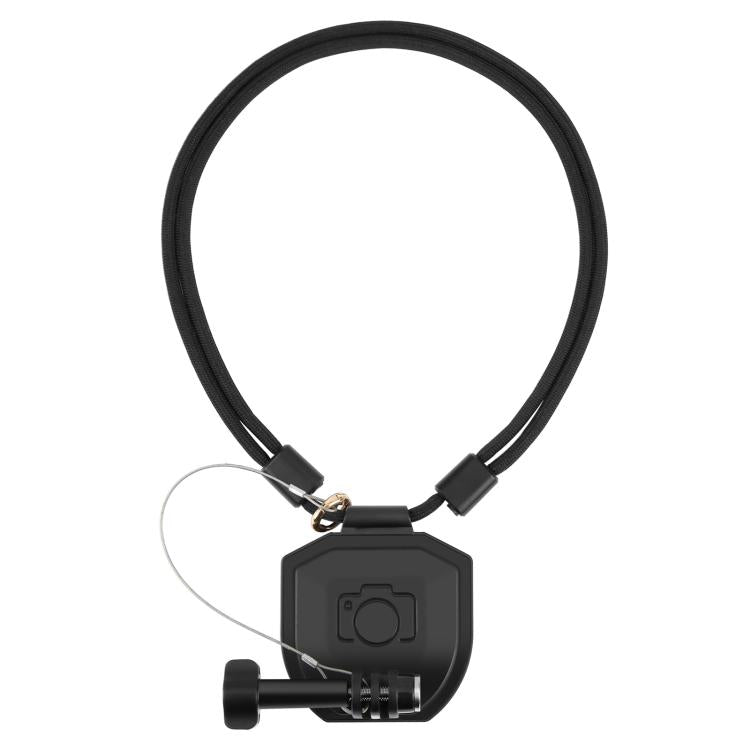 PULUZ Action Camera Magnetic Neck Mount Holder Vlog POV Neck Strap  - Black