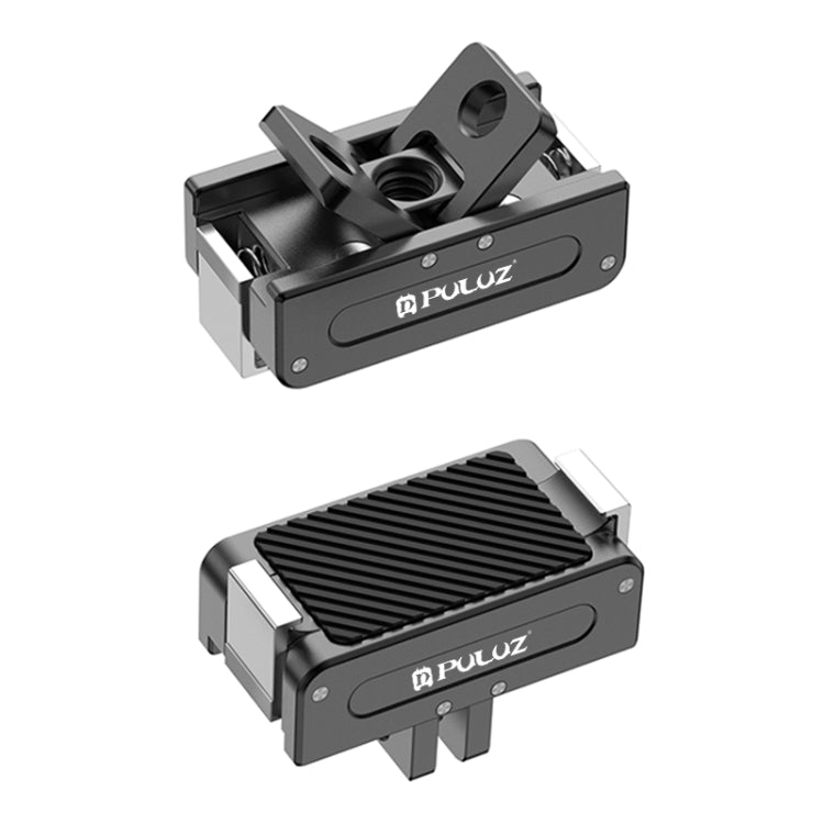 For DJI Osmo Action 5 Pro / 4 / 3 / Osmo 360 PULUZ Magnetic Quick Release Metal Base  - Black