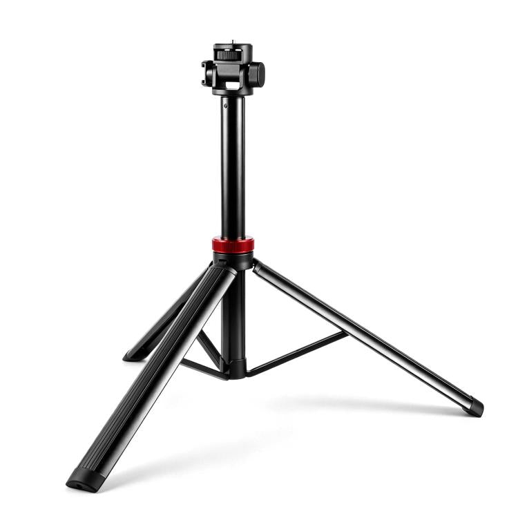 PULUZ 2m 8-section Aluminum Alloy Broadcast Fill Light Bracket Telescopic Tripod  - Black
