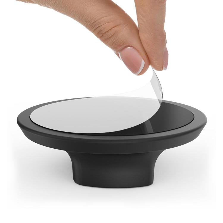 For DJI Osmo Pocket 4 / 3 PULUZ Adhesive Type Silicone Dock Desktop Base Bracket  - Black