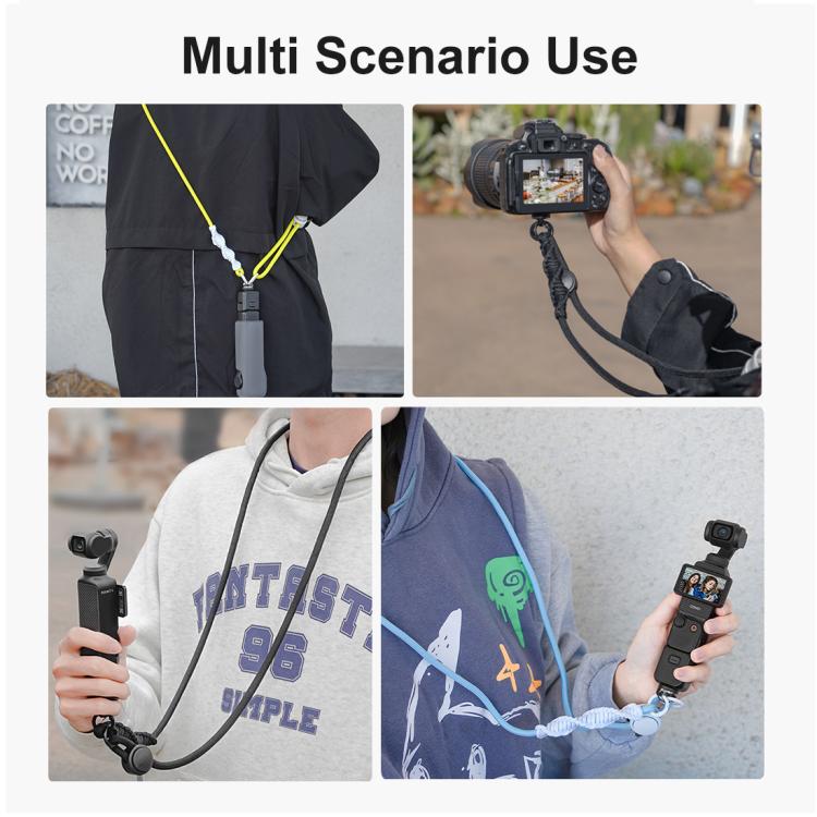 PULUZ Sports Camera Lanyard Long Adjustable Anti-lost Rope for DJI OSMO Pocket 4 / 3 / Insta360 X5