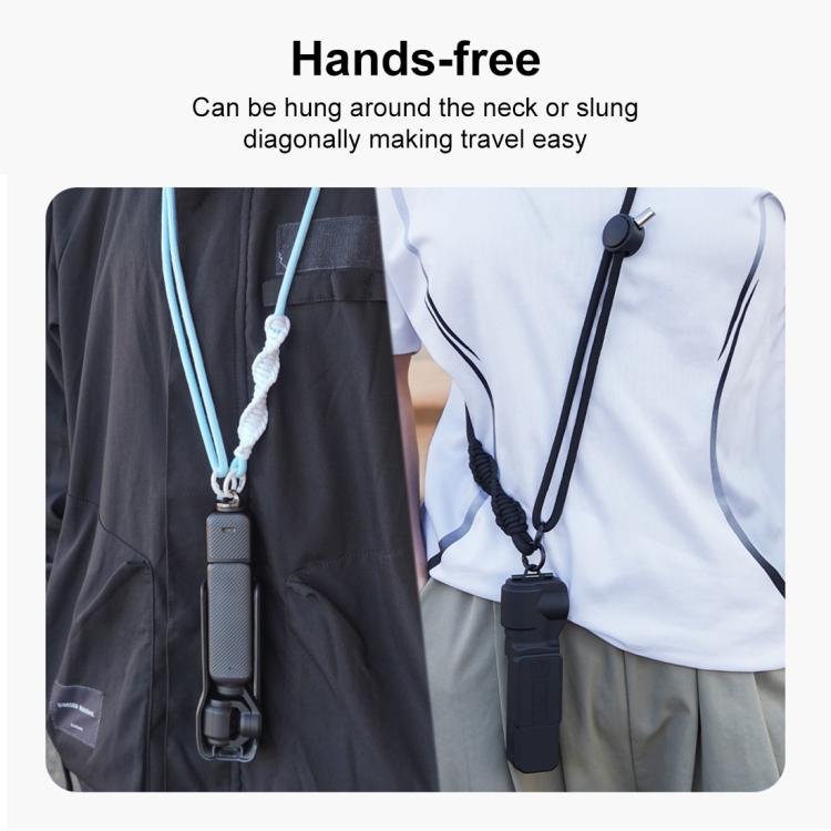 PULUZ Sports Camera Lanyard Long Adjustable Anti-lost Rope for DJI OSMO Pocket 4 / 3 / Insta360 X5