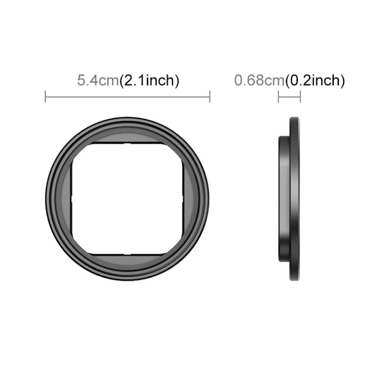 For Insta360 Ace Pro 2 PULUZ Filter Holder Metal Protective Filter Frame  - Black