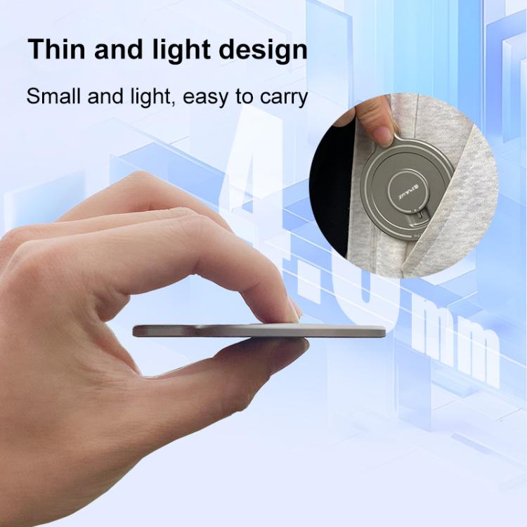 For Insta360 Flow 2 Pro PULUZ Magnetic Phone Mount Adapter  - Silver