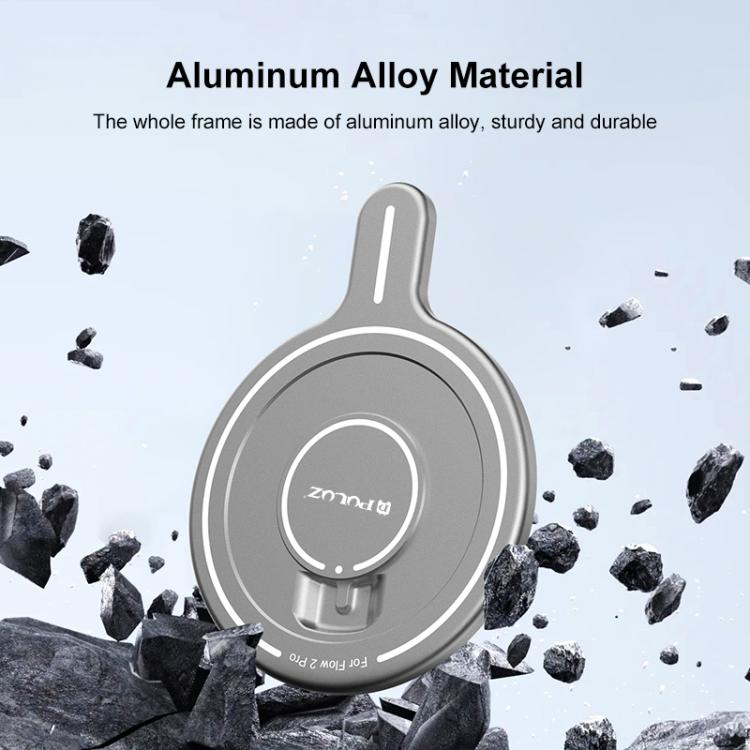 For Insta360 Flow 2 Pro PULUZ Magnetic Phone Mount Adapter  - Silver