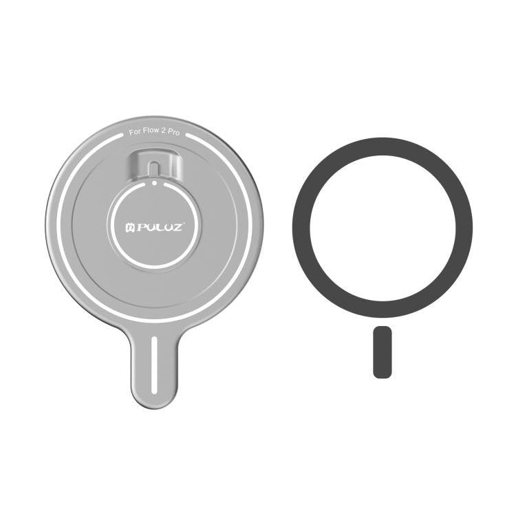 For Insta360 Flow 2 Pro PULUZ Magnetic Phone Mount Adapter  - Silver